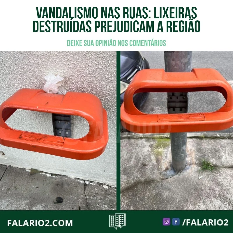Nos últimos dias, uma preocupação tem tomado conta dos moradores da nossa região: o desaparecimento das lixeiras locais.