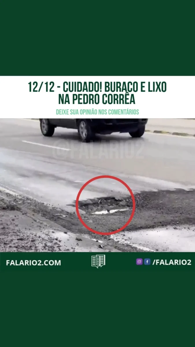 Nossos vizinhos estão preocupados com um problema crescente na esquina da estrada Coronel Pedro Corrêa com a rua Aroazes.