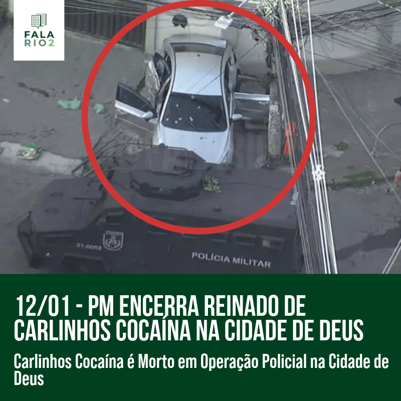 PM Encerra Reinado de Carlinhos Cocaína na Cidade de Deus