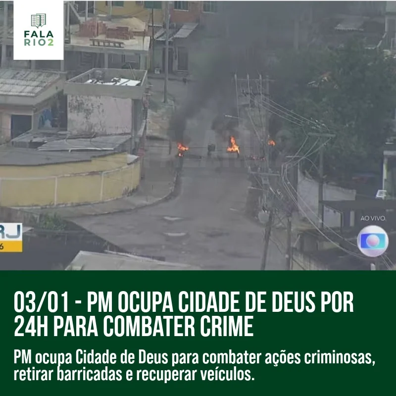 Ocupação da Polícia Militar na Cidade de Deus: Uma Operação de 24 Horas