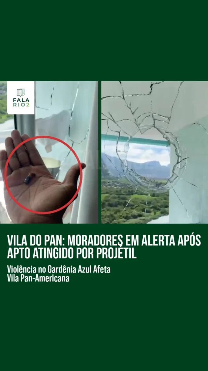 Continuando a cobertura do tiroteio no Gardênia Azul, recebemos informações sobre um apartamento no Vila do Pan, localizado