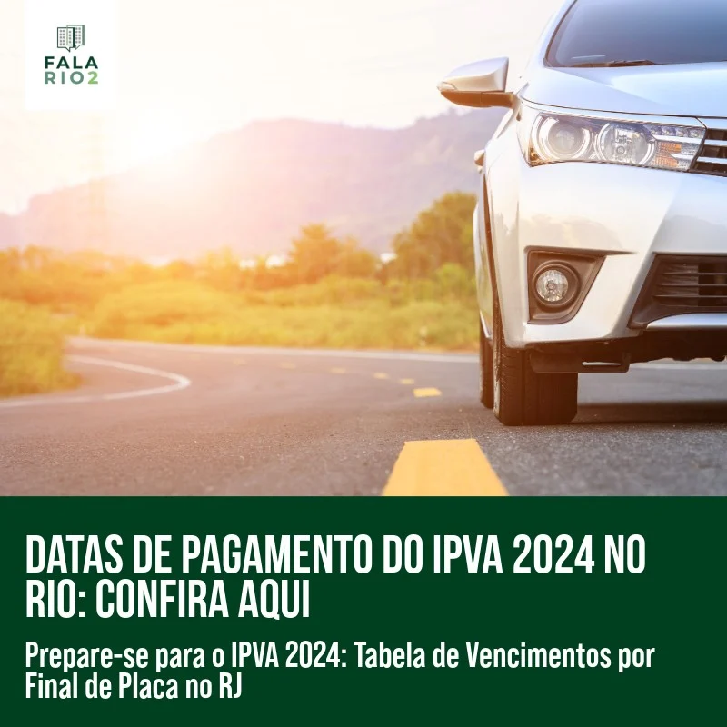 À medida que o ano avança, os motoristas do Rio de Janeiro já começam a se organizar para o pagamento do IPVA.