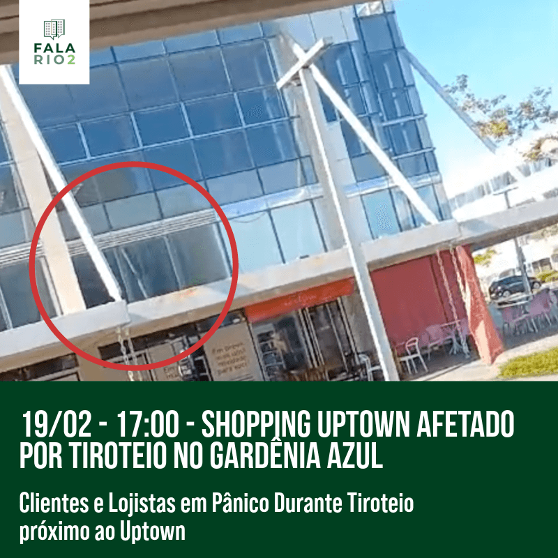 Shopping Uptown Afetado por Tiroteio no Gardênia Azul