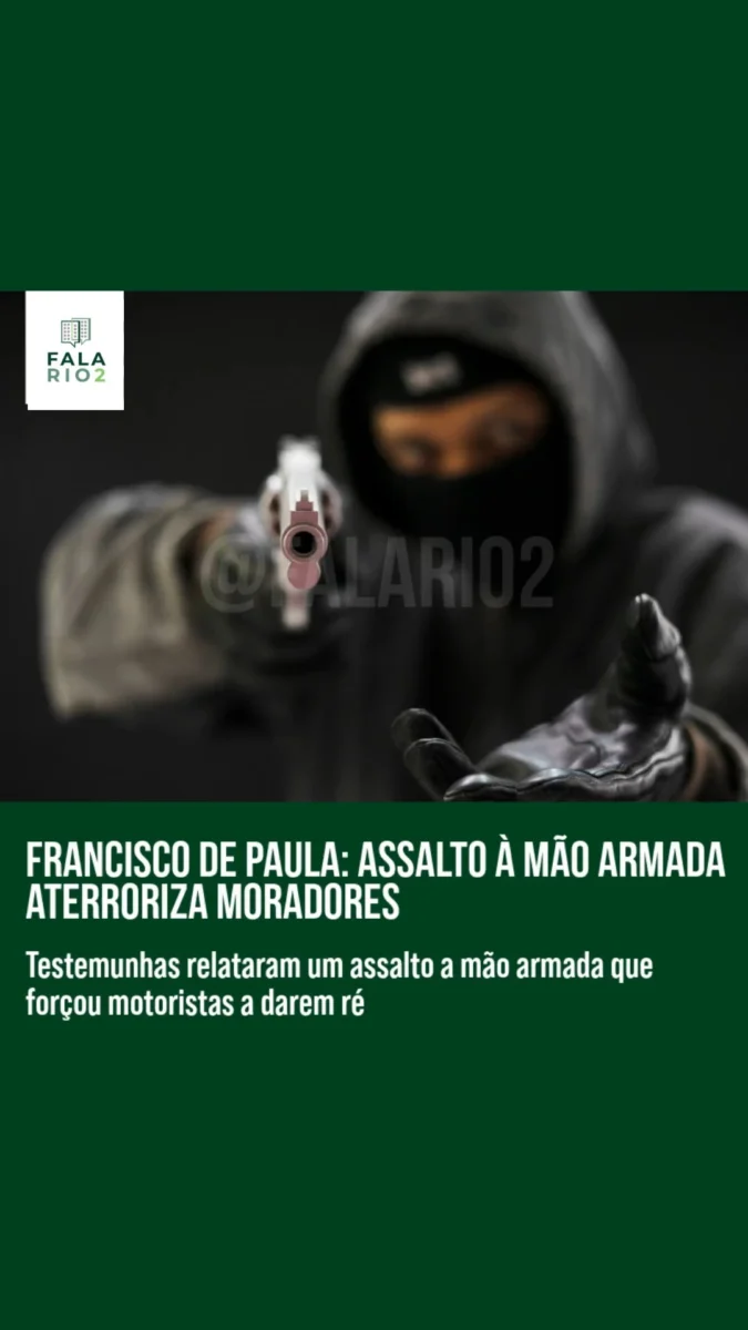 Noite de domingo, 03 de março, por volta das 22h, testemunhas viveram momentos de pânico na Rua Francisco de Paula, na Barra