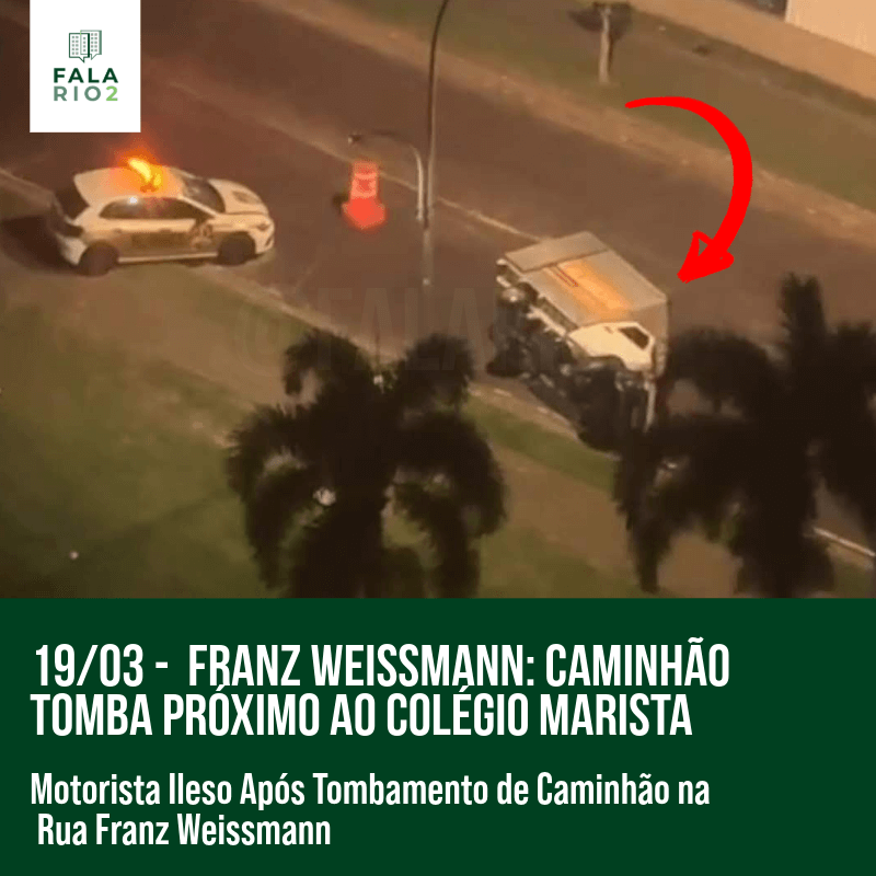 Franz Weissmann: Caminhão Tomba Próximo ao Colégio Marista