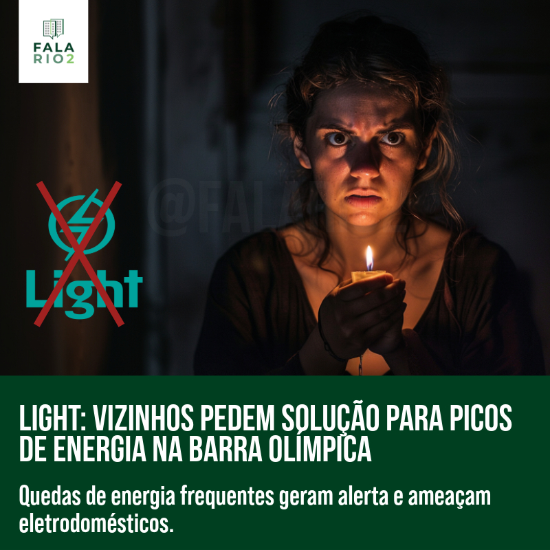 Light: Vizinhos pedem solução para picos de energia na Barra Olímpica