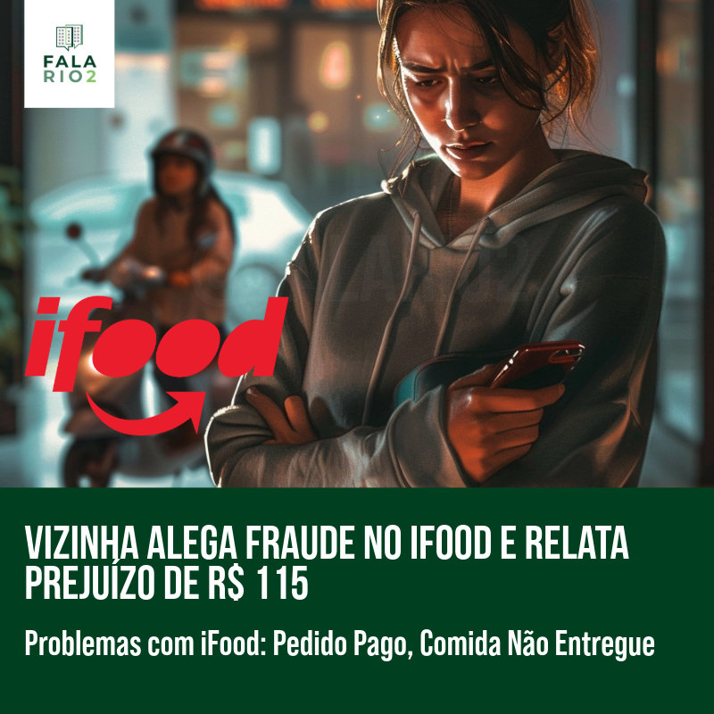 Vizinha Alega Fraude no iFood e Relata Prejuízo de R$ 115