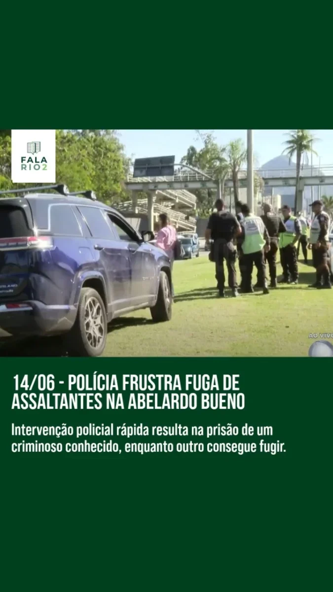 Na tarde da última sexta-feira, 14 de junho, a região da Abelardo Bueno foi palco de uma cena digna de filmes de ação.