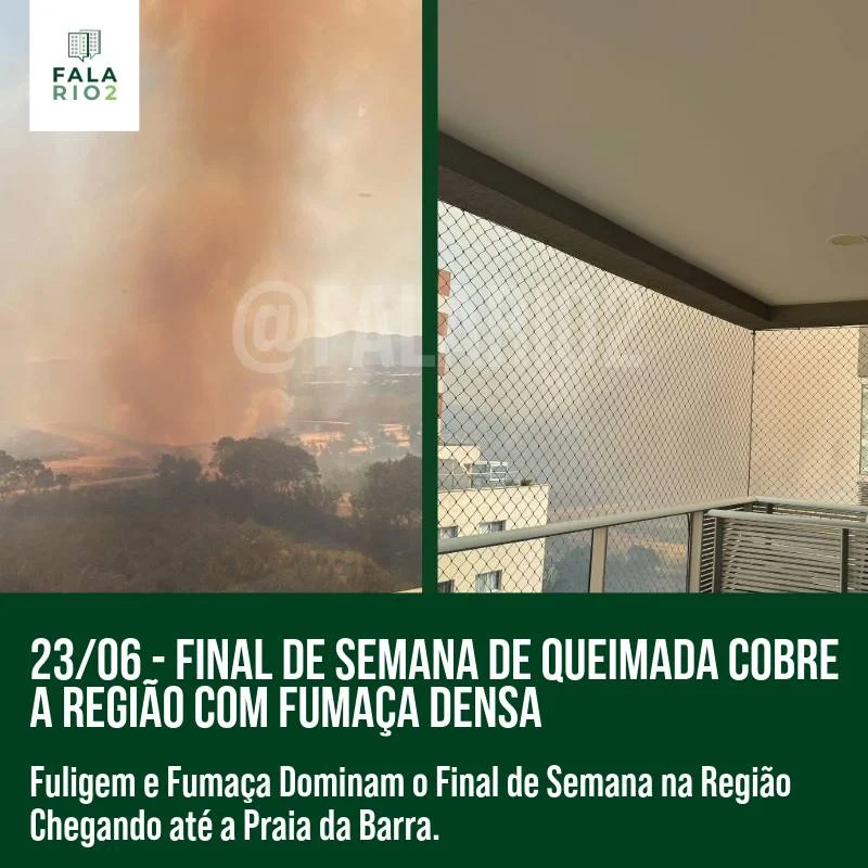 Vizinhos da região, principalmente moradores da área próxima ao condomínio SOHO, enfrentaram um final de semana complicado,