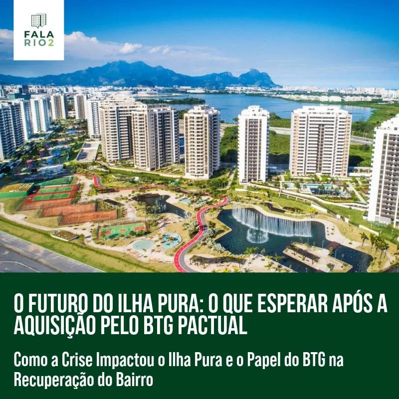 Em um dos maiores negócios imobiliários recentes do Rio de Janeiro, o BTG Pactual, liderado por André Esteves, confirmou a