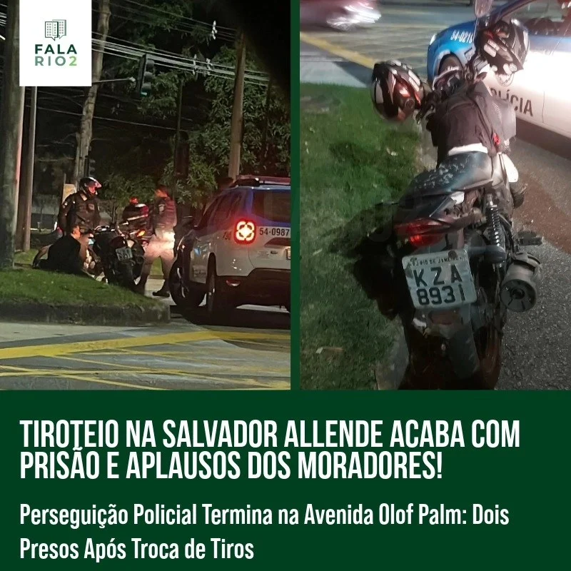 Na noite de ontem, 26 de junho, por volta das 21:30, moradores da Avenida Salvador Allende (e região) foram surpreendidos