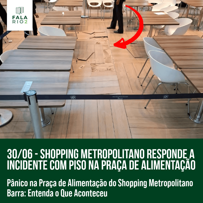 Correria e Confusão no Shopping Metropolitano: Entenda o Pânico na Praça de Alimentação!