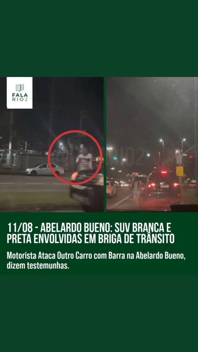 Na noite de domingo, 21:30, recebemos relatos de uma confusão na pista central da Abelardo Bueno, próximo ao sushi da praça.