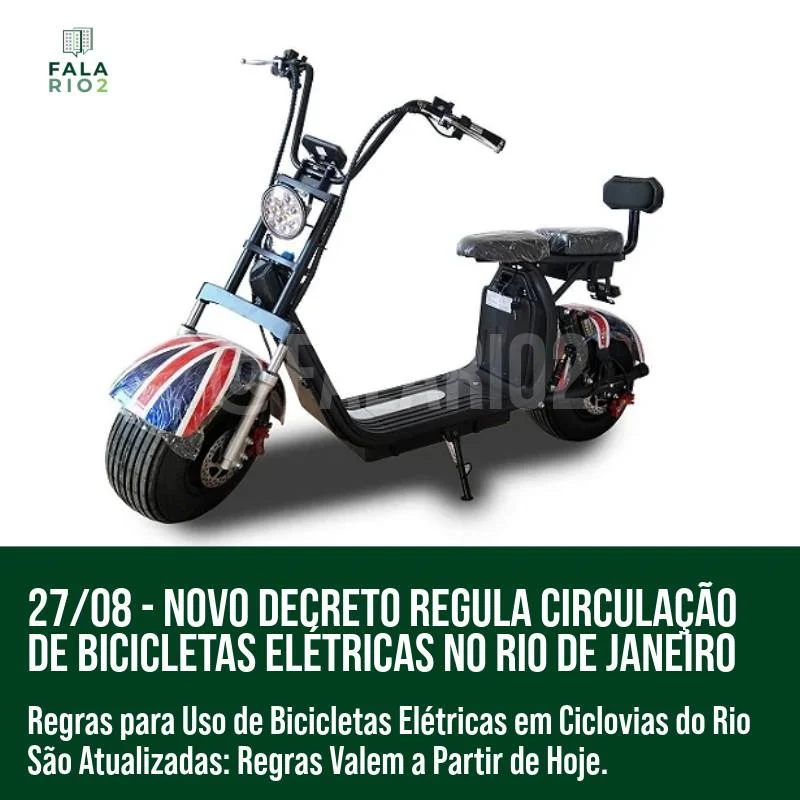 Diariamente, recebemos relatos de vizinhos preocupados com o uso inadequado de veículos elétricos nas ciclovias do Rio, que