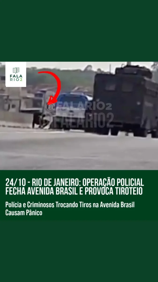 Na manhã de hoje (24/10), uma operação da Polícia Militar na região do Complexo de Israel, na Zona Norte do Rio, resultou em