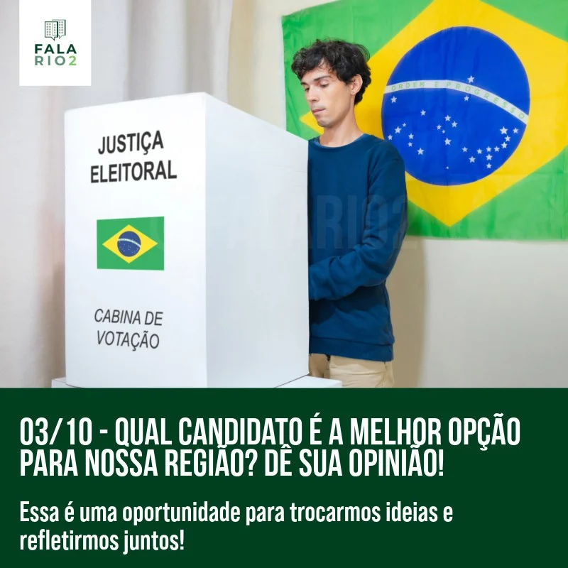 Com as eleições se aproximando, queremos saber sua opinião!