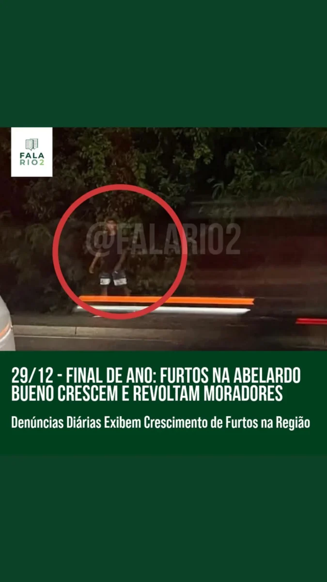 Dezenas de denúncias chegam diariamente sobre furtos na Abelardo Bueno, especialmente em sinais de trânsito.