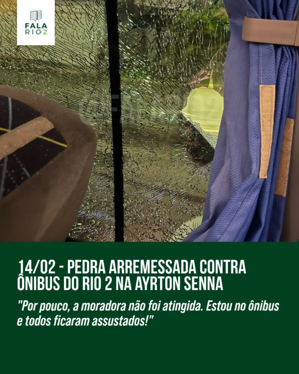 Na noite desta sexta-feira (14/02), por volta das 18h, passageiros do ônibus Circular Barra viveram momentos de tensão