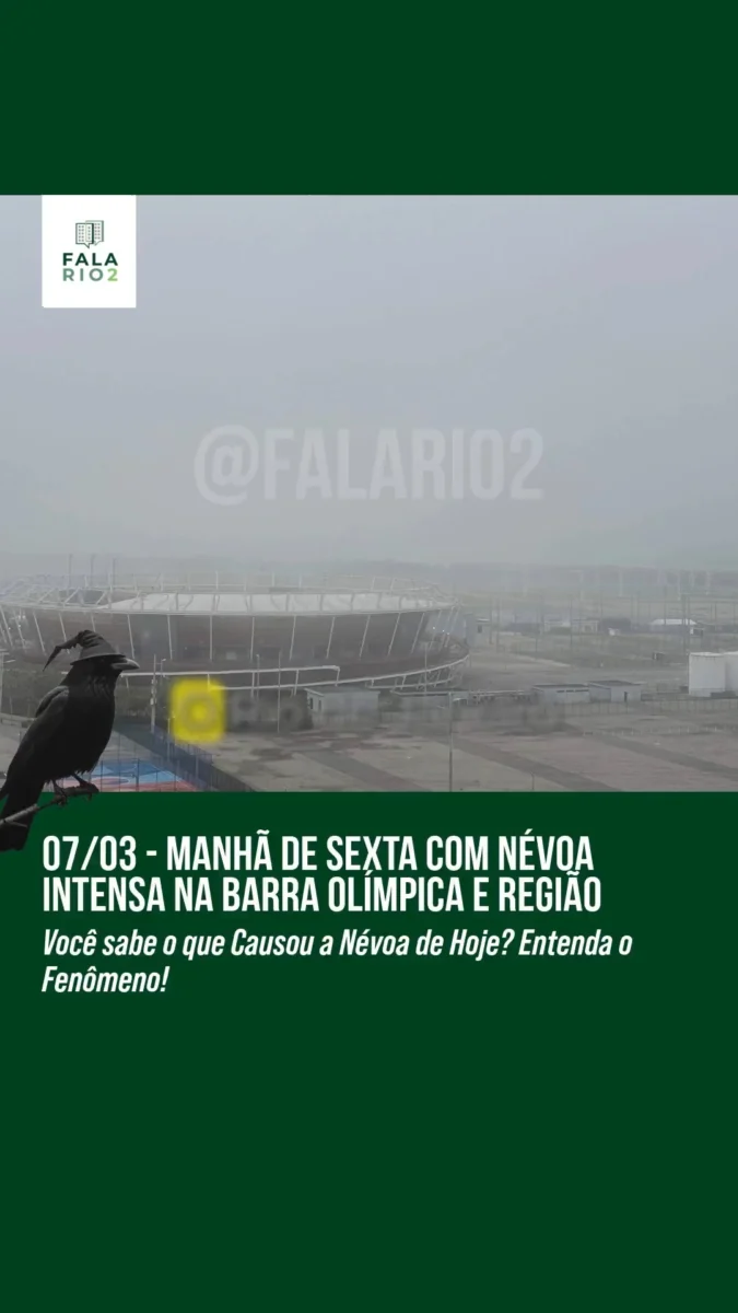 Rio de Janeiro Amanhece Coberto por Névoa Densa