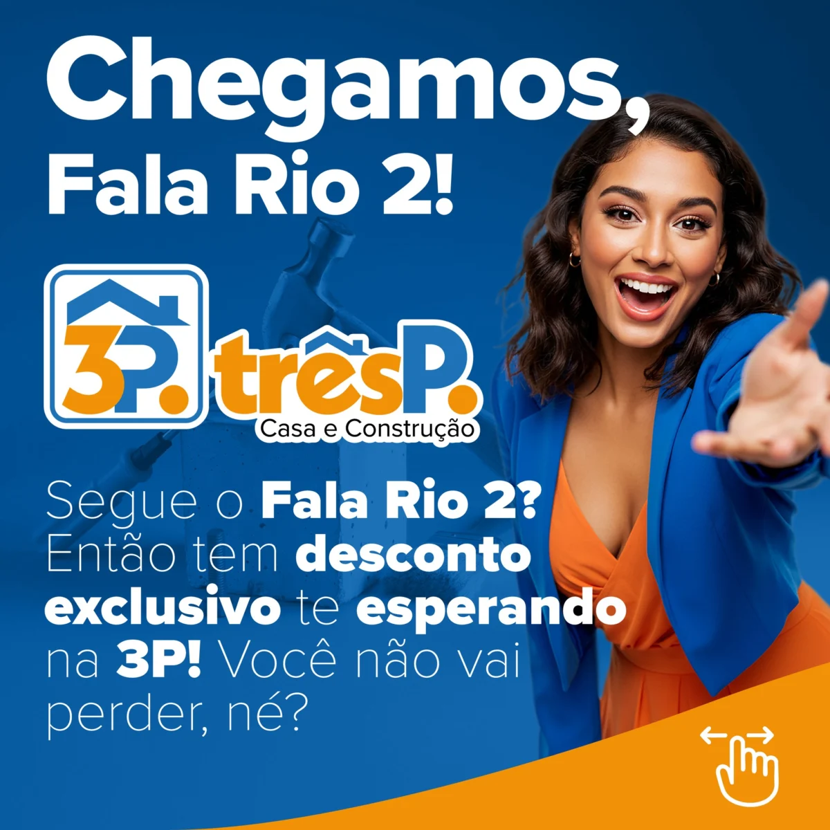 Recado da @3pmais  para os vizinhos.