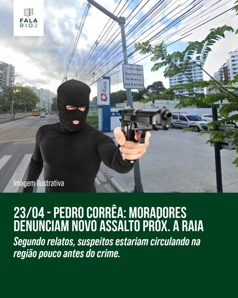 Assalto pela manhã na Pedro Corrêa levanta nova onda de preocupação entre vizinhos