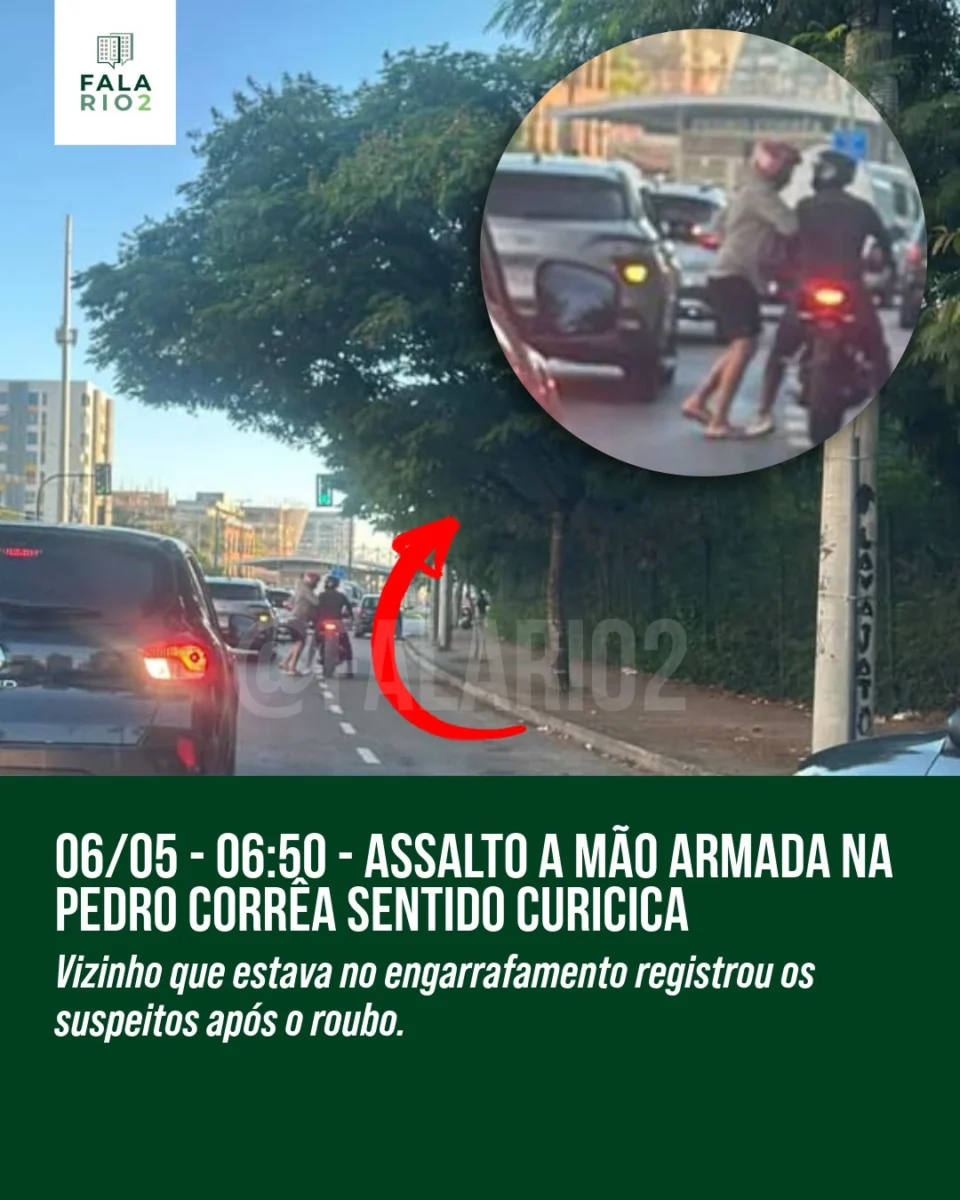 Vítima foi abordada por dupla em moto por volta das 6h50, próximo a American Pet.