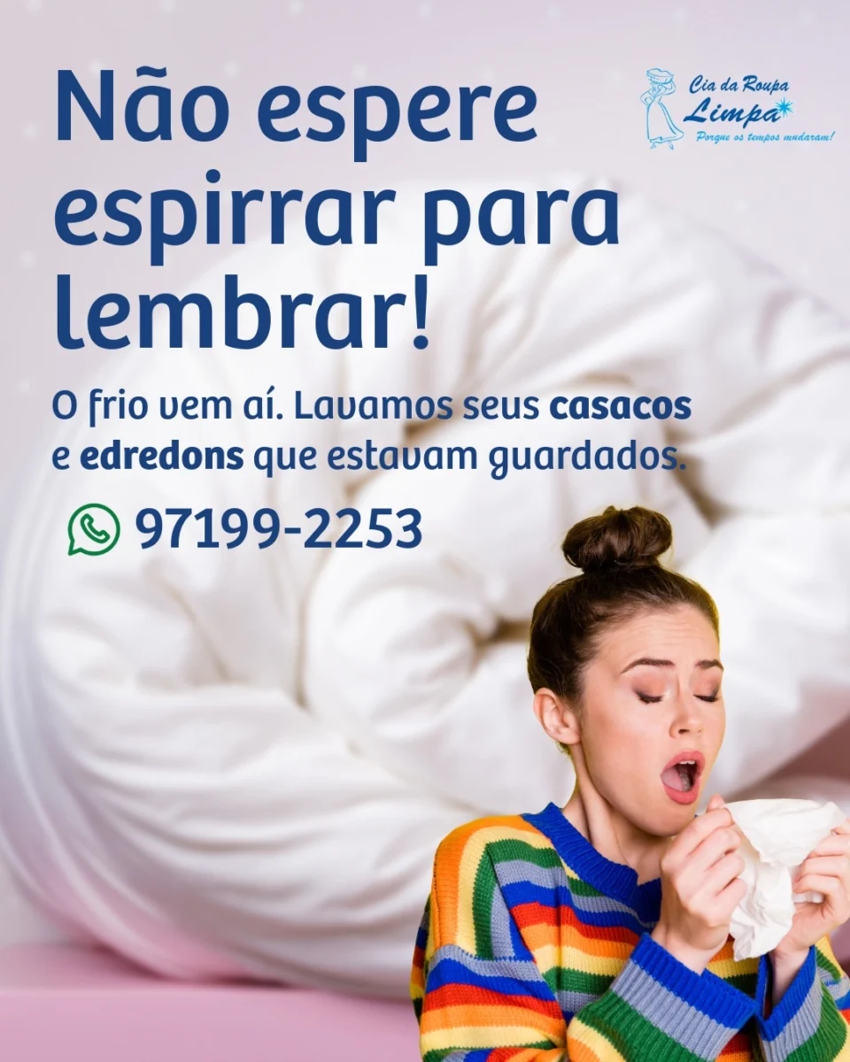 Recado da @lavanderiaciadaroupalimpa  para nossos vizinhos: