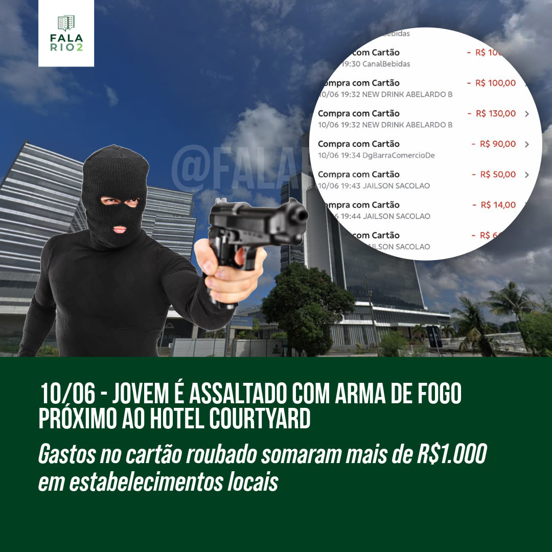 Jovem é Assaltado com Arma de Fogo na Barra Olímpica: Insegurança Cresce na Região FalaRio2