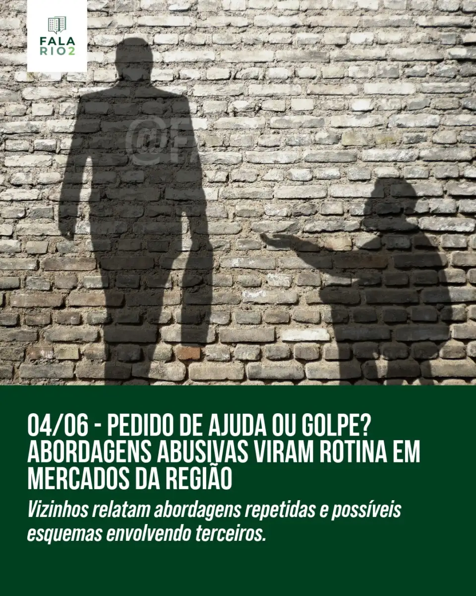Nos últimos dias, recebemos uma série de relatos de vizinhos sobre abordagens consideradas abusivas em mercados e centros