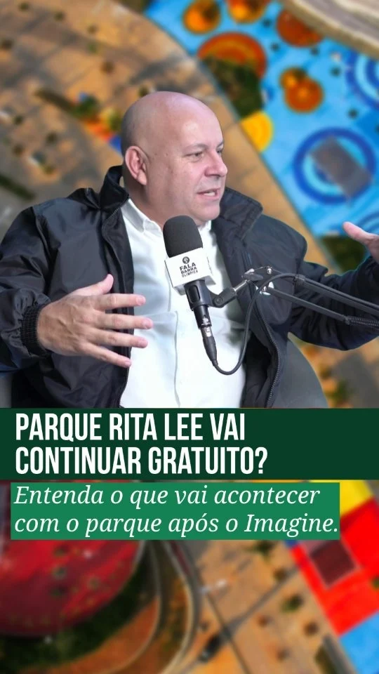 Parque Rita Lee vai continuar gratuito e será mantido pela iniciativa privada!