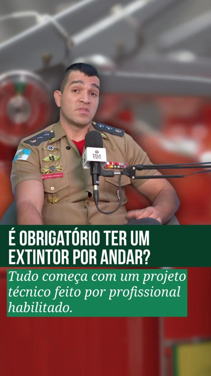 Extintor em cada andar?
