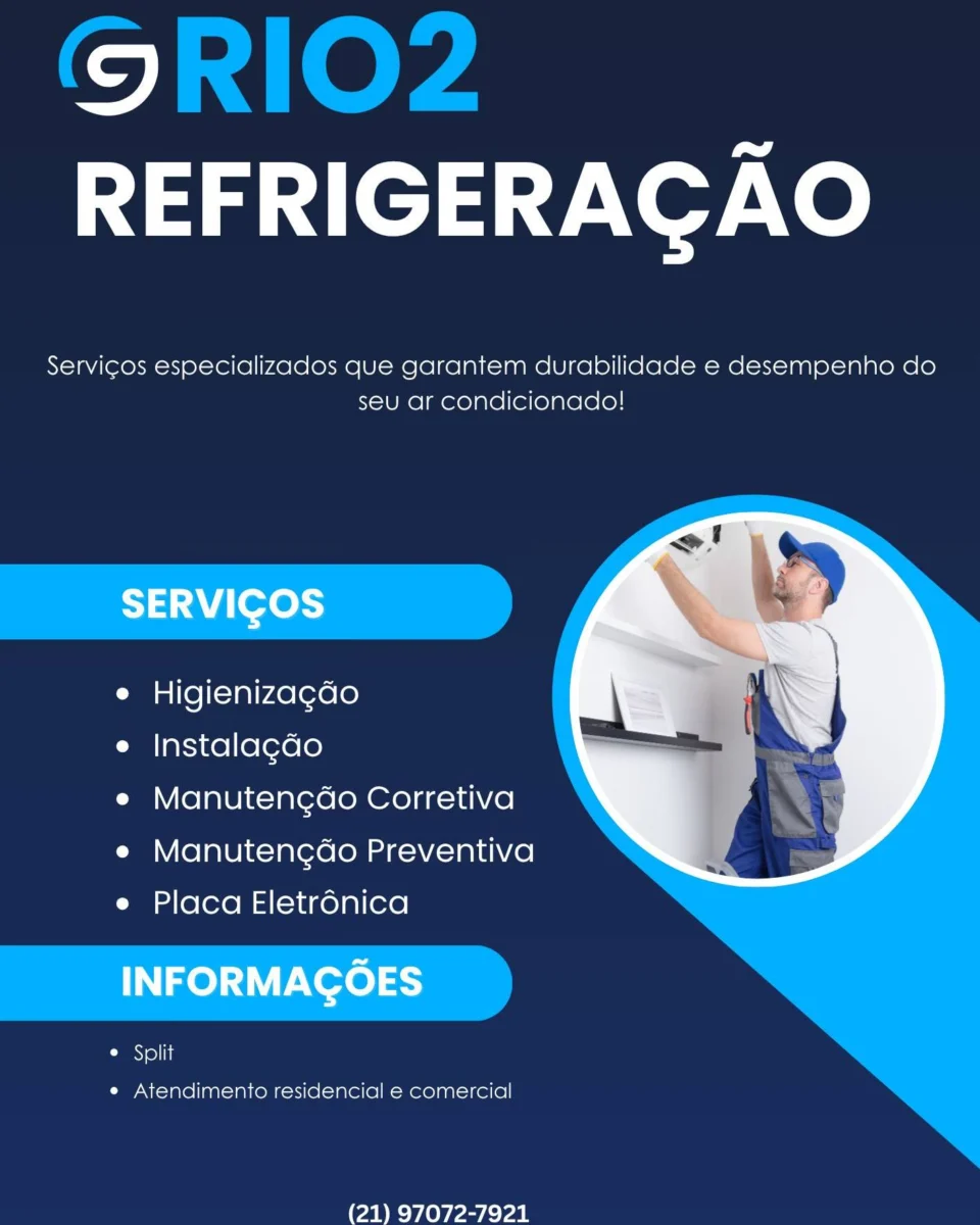 Recado da @rio2refrigeracao para os vizinhos.