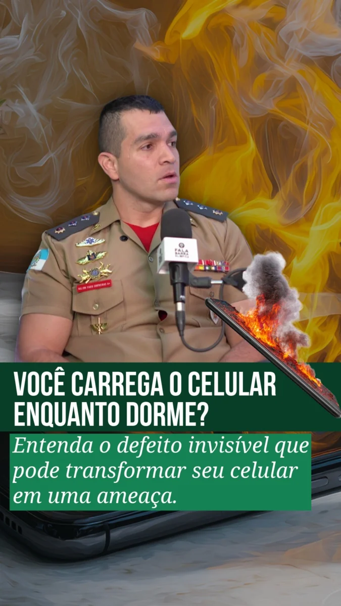 Carregar o celular enquanto dorme?