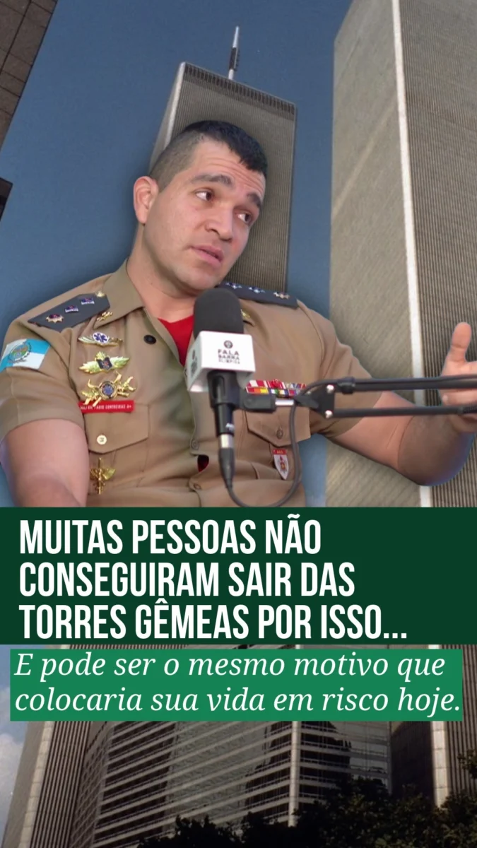Muitas pessoas não conseguiram sair das Torres Gêmeas por isso...