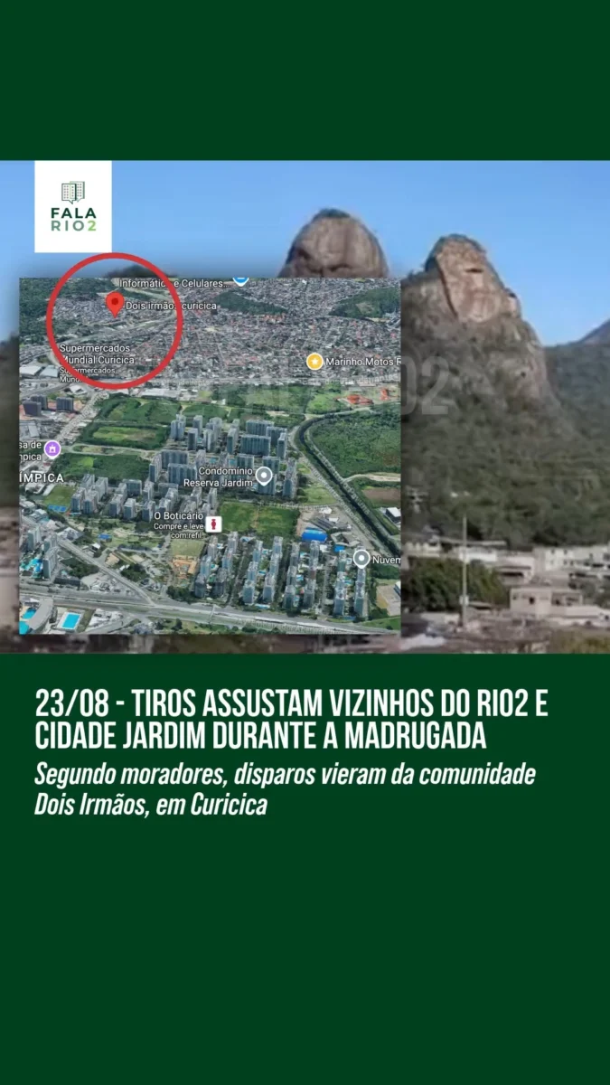 Desde a noite de ontem, moradores do Rio2 e do Cidade Jardim relatam terem ouvido uma intensa sequência de disparos de arma