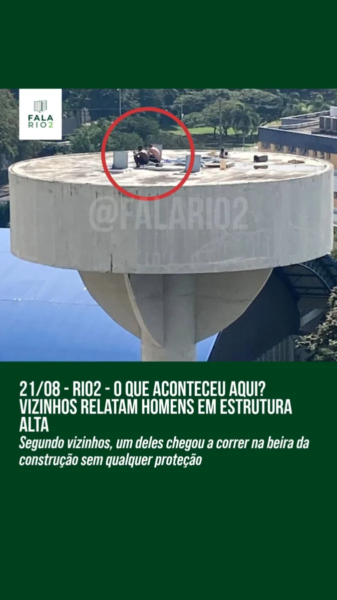 Na tarde de ontem, quinta-feira, 21 de agosto de 2025, por volta de 12h30, moradores do condomínio Rio2 relataram um