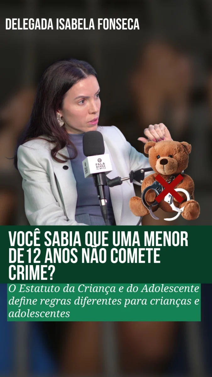 Durante o podcast Fala Barra Olímpica, a delegada Isabela Fonseca, adjunta da 32ª DP da Taquara, explicou que, segundo o