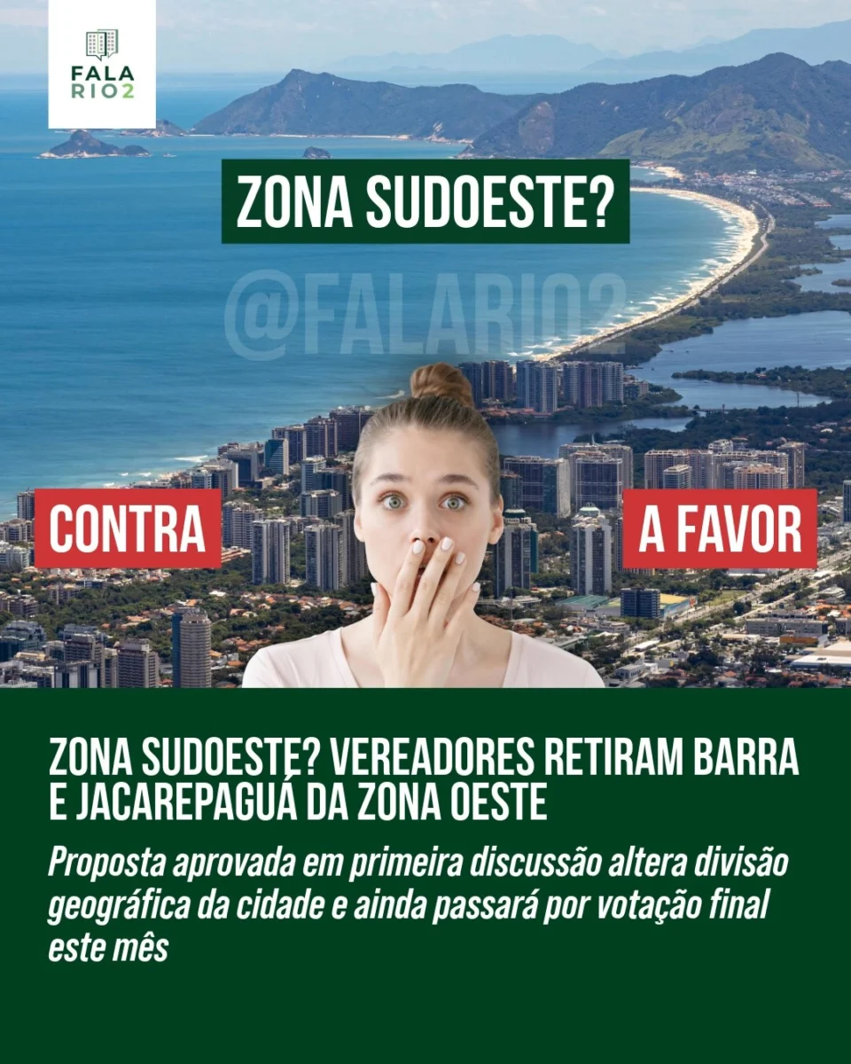 Rio de Janeiro – A geografia oficial da cidade pode mudar nos próximos dias.
