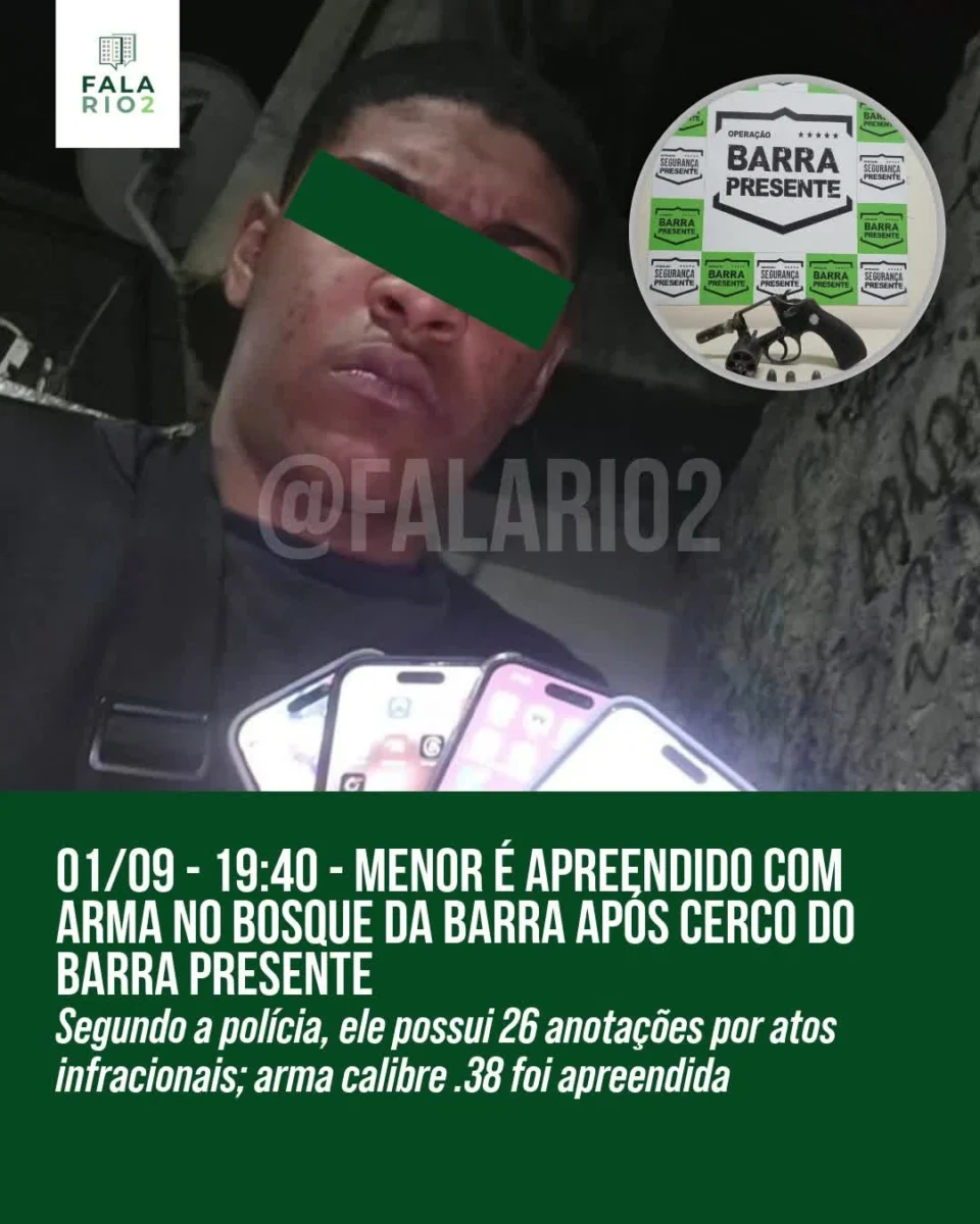 Na noite de  segunda-feira, 1º de setembro de 2025, por volta das 19h40, uma ação do programa Barra Presente resultou na