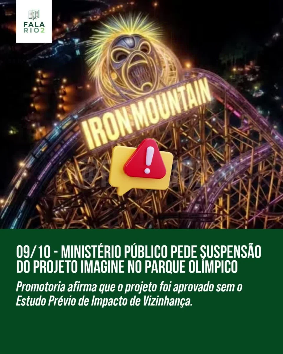 O Ministério Público do Rio de Janeiro (MPRJ) entrou com uma ação pedindo a suspensão das obras e intervenções previstas na