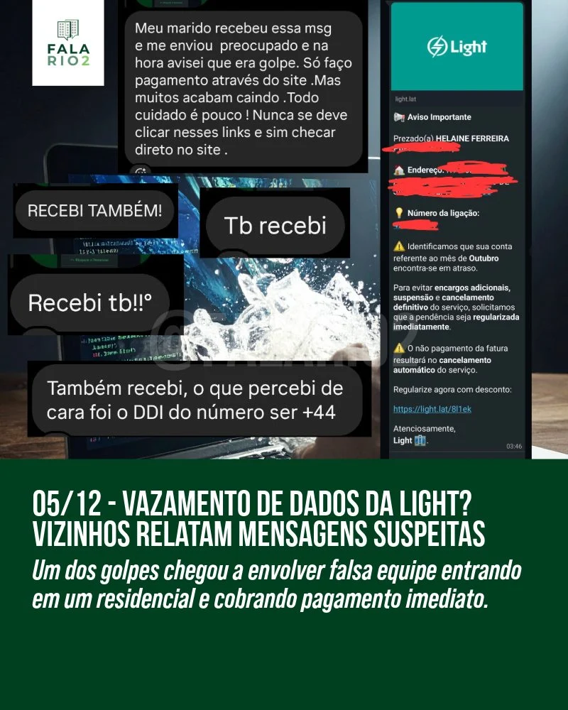 Vazamento de dados da Light?