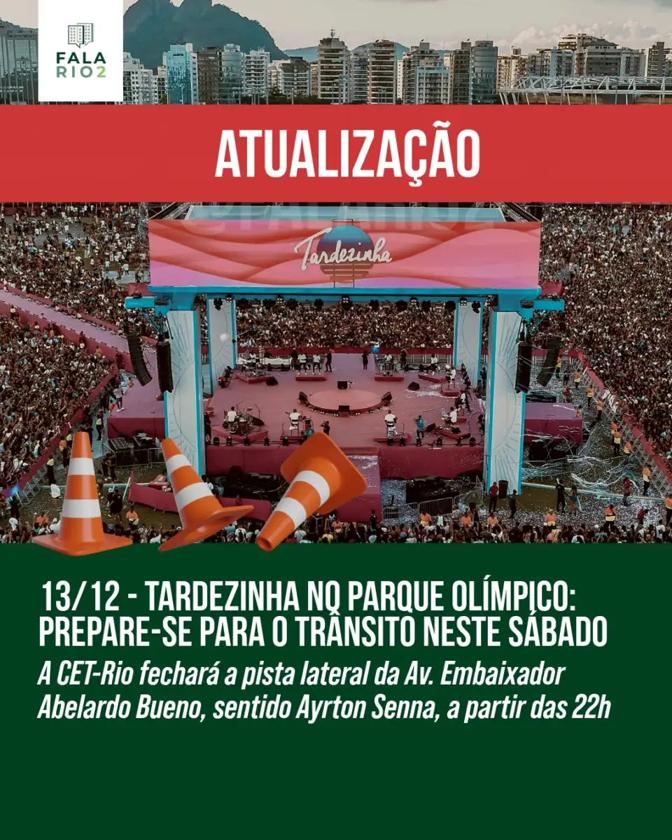 A Prefeitura do Rio de Janeiro implantou ontem (10/12) um esquema especial de transporte para o público da Tardezinha 10