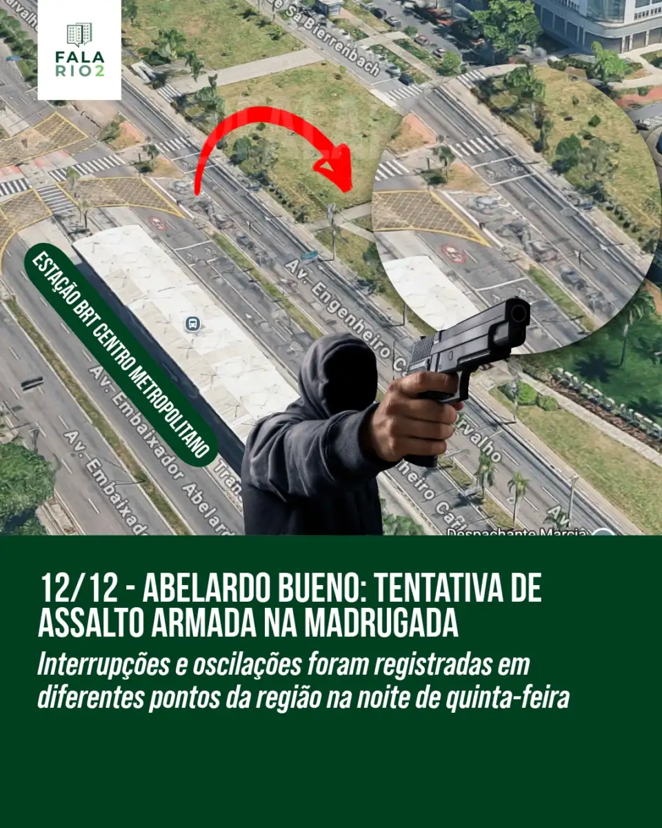 Tentativa de assalto é relatada na Avenida Engenheiro Carlos Carvalho durante a madrugada