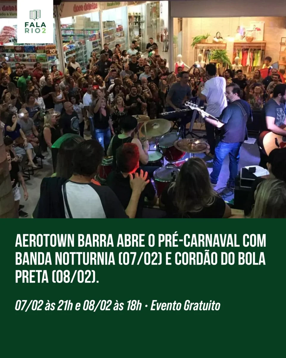 Recado da aerotown_barra para os vizinhos.