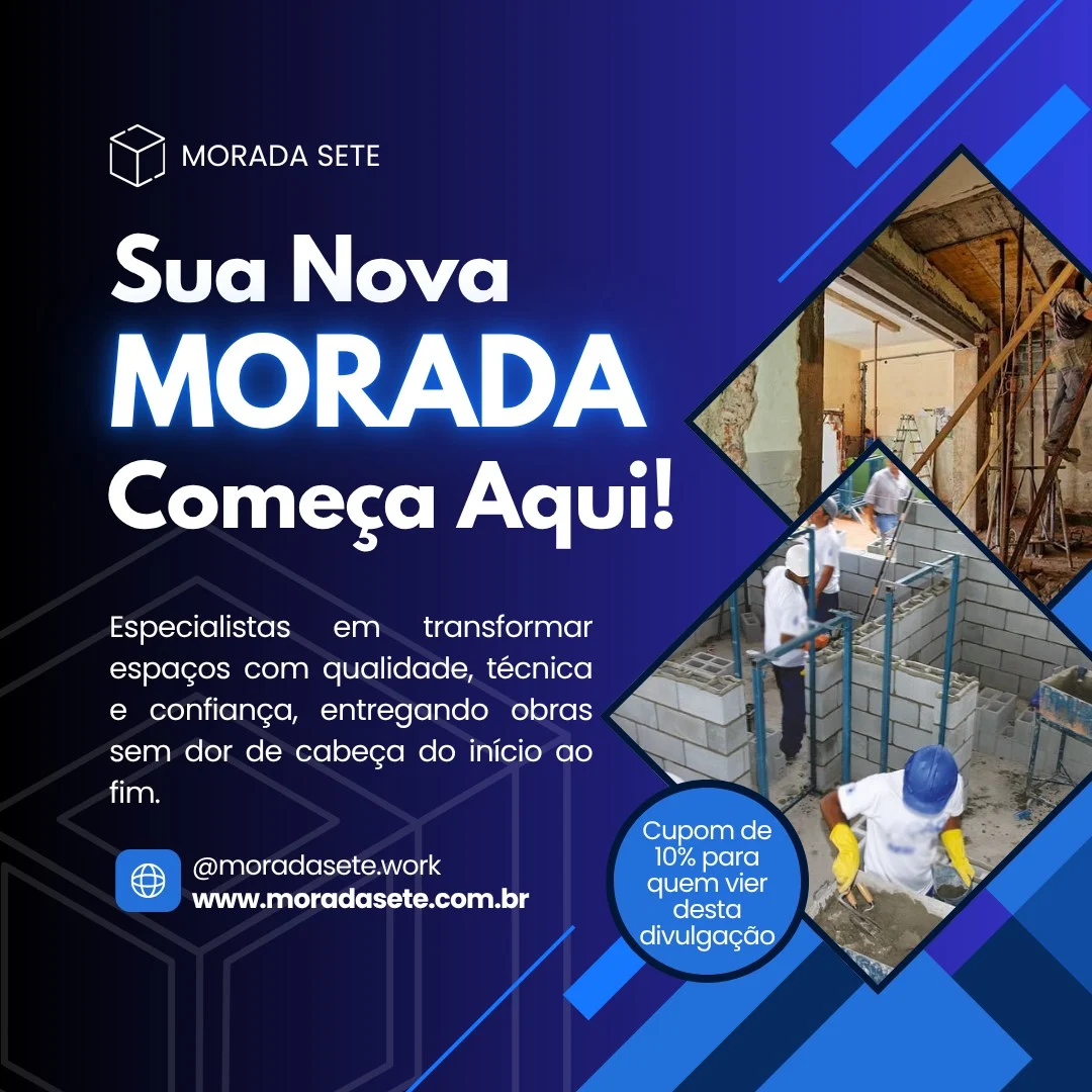 Recado da @moradasete.work para os vizinhos.
