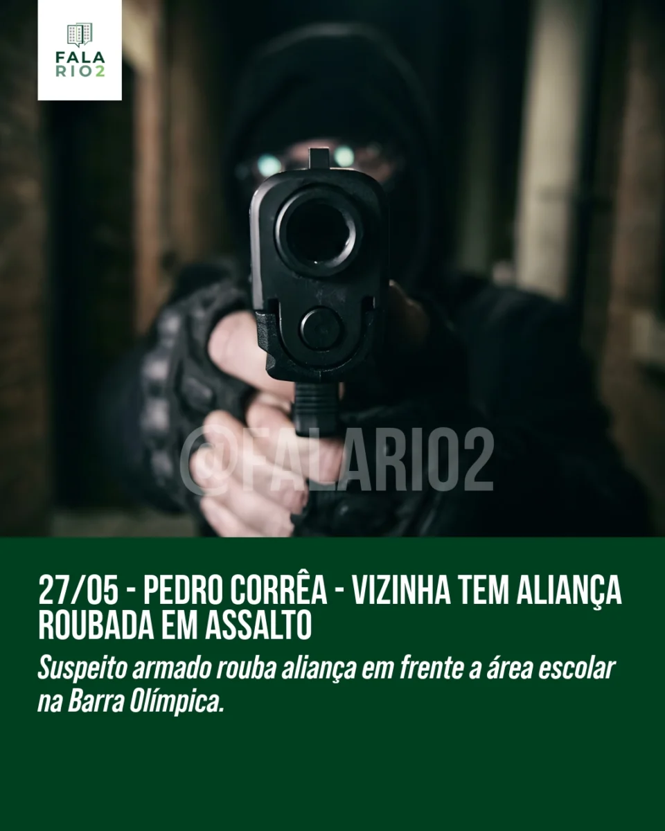 Uma moradora relatou ter sido vítima de um assalto na manhã de quarta-feira, 27 de maio, por volta das 8h30, na calçada de