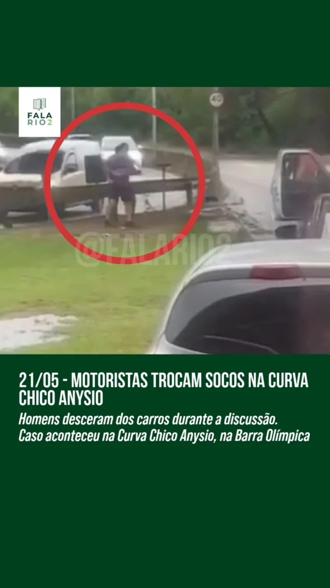 Como se não bastassem os constantes relatos de violência na região, moradores da Barra Olímpica também presenciaram uma cena