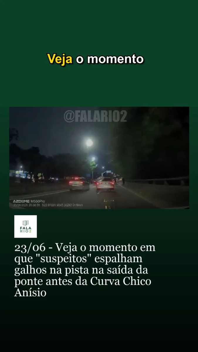 Na noite de terça-feira, 23 de junho, por volta das 20h50, o FalaRio2 recebeu relatos de vizinhos sobre uma ocorrência na