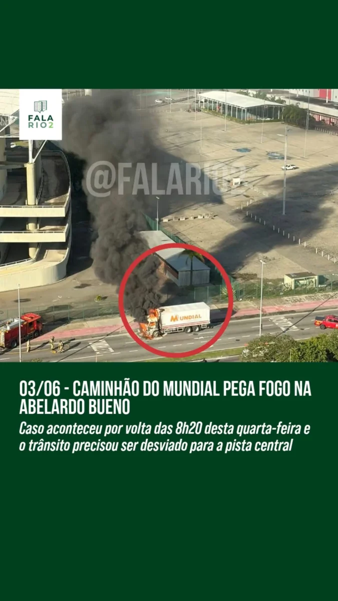 Na manhã desta quarta-feira, 3 de junho, por volta das 8h20, motoristas que passavam pela Avenida Embaixador Abelardo Bueno,