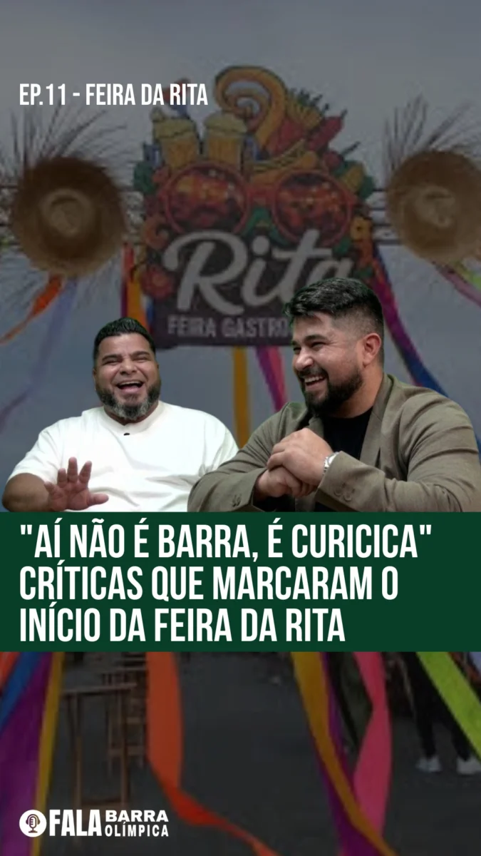 Durante o 11º episódio do podcast Fala Barra Olímpica, Bruno Motta e Rodrigo Motta explicaram como surgiu a ideia de criar a